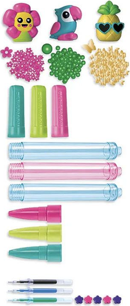 Zestaw kreatywnych długopisów Clementoni IDEA Mini Factory Tropical Pens 3 sztuki (8005125188307) - obraz 5