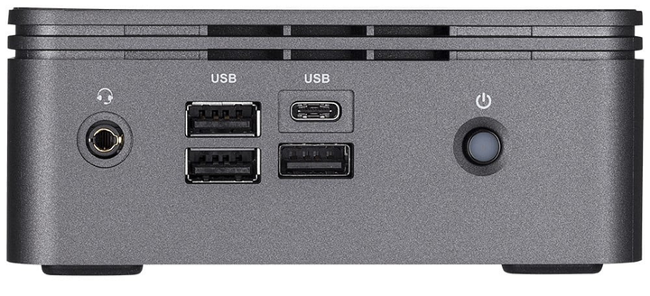Комп'ютер Gigabyte BRIX Barebone Black (GB-BRi3H-10110) - зображення 3