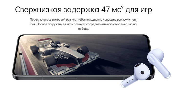 Навушники OPPO Enco Air3 TWS Bluetooth 5.3 бездротові вкладиші з шумопоглинанням кабель зарядки в ПОДАРУНОК Misty Purple - зображення 10