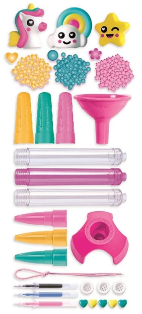 Zestaw kreatywnych długopisów Clementoni IDEA Mini Factory Fantasy Pens 3 sztuki (8005125188314) - obraz 3