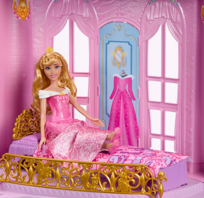 Domek dla lalek Mattel Disney Princess Wymarzony Pałac Księżniczek XXL HLW29 (0194735120420) - obraz 6