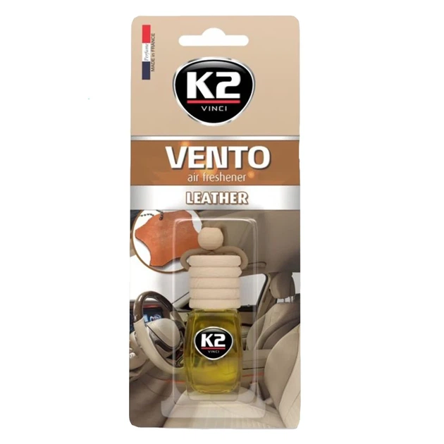 Ароматизатор для салону авто K2 VENTO LEATHER "Шкіра" 8 мл (V469) - зображення 2