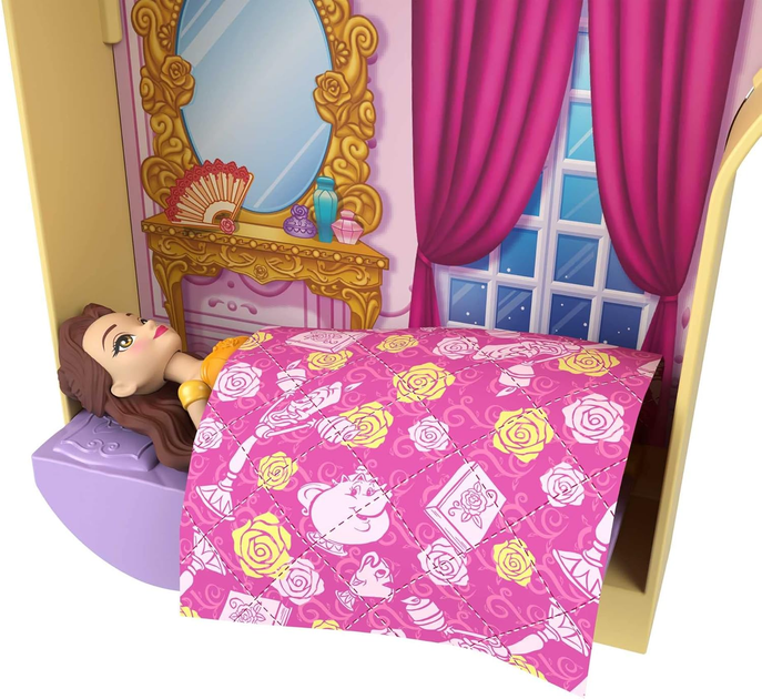 Міні замок Mattel Storytime Stackers Disney Princess Красуня та Чудовисько JDP54 (0194735288588) - зображення 4