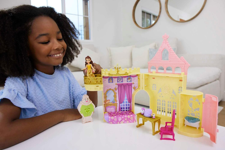 Міні замок Mattel Storytime Stackers Disney Princess Красуня та Чудовисько JDP54 (0194735288588) - зображення 12