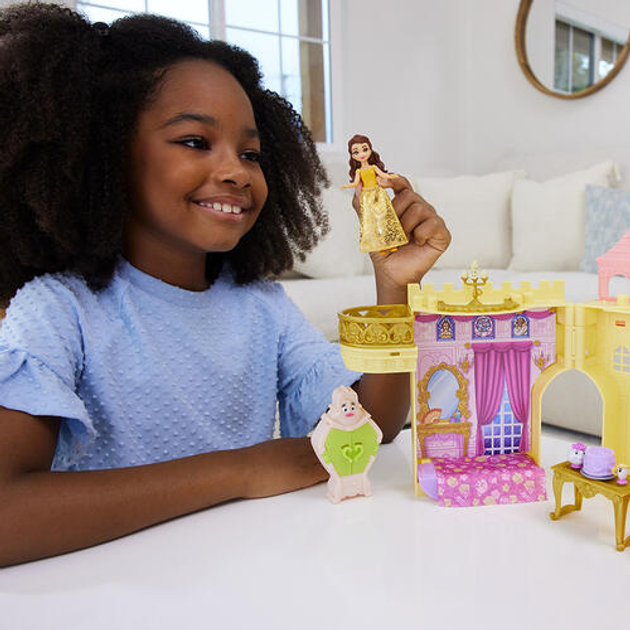 Міні замок Mattel Storytime Stackers Disney Princess Красуня та Чудовисько JDP54 (0194735288588) - зображення 11