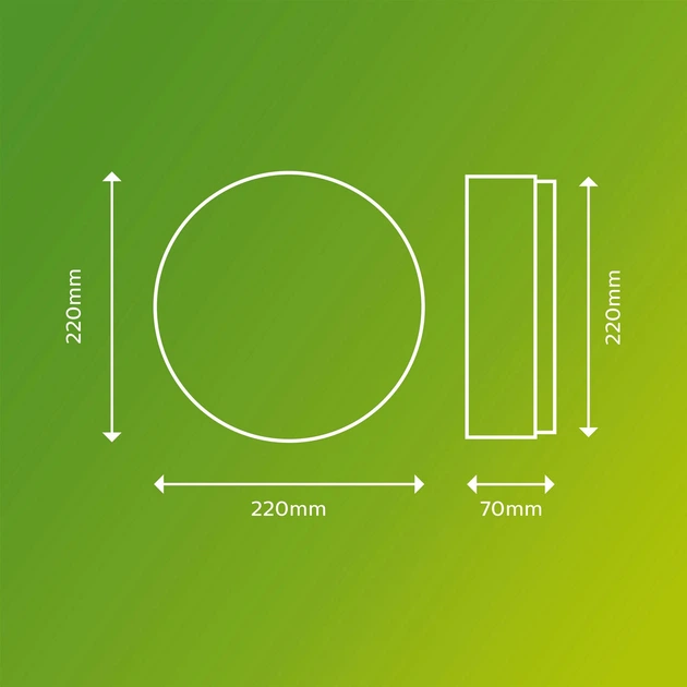 Світильник настінно-стельовий Philips Ceiling 6W 40K Black IP54 HV (929003190901) - Фото 3 Світильник настінно-стельовий Philips Ceiling 6W 40K Black IP54 HV (929003190901) - зображення 3