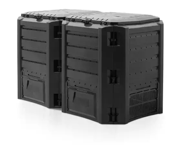 Компостер Prosperplast 800 л компостер для сада 2х модульный Черный (PIKSM800C-S411) - изображение 2