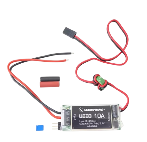 Высоковольтный регулятор напряжения 3-14S (6V/7.4V/8.4V) - Hobbywing Waterproof 10A UBEC - Фото 2 Высоковольтный регулятор напряжения 3-14S (6V/7.4V/8.4V) - Hobbywing Waterproof 10A UBEC - изображение 2
