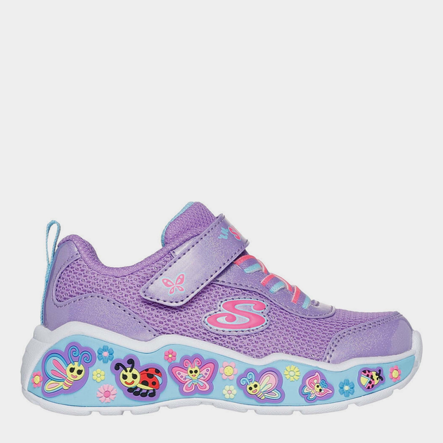 Дитячі кросівки для дівчинки Skechers Play Scene 303158N PRMT 23 Фіолетові від Rozetka на платформі USKIDKA Акція на Дитячі кросівки для дівчинки Skechers Play Scene 303158N PRMT 23 Фіолетові від Rozetka