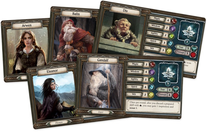 Гральні кістки Asmodee Lord of the Rings Journey через Middle-earth Dark Paths (4015566028869) - зображення 4