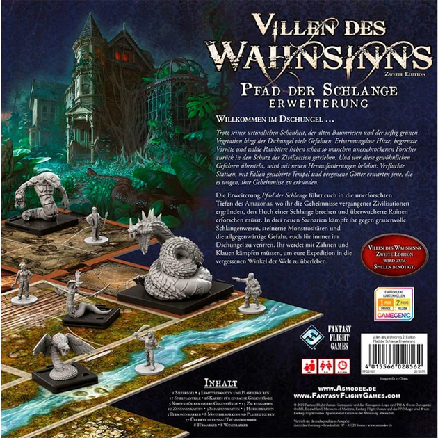 Kości do gry Asmodee Posiadłości Szaleństwa Ścieżka Węża 2 edycja (4015566028562) - obraz 3