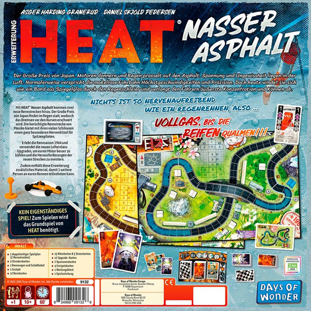 Kości do gry Asmodee Heat Mokry Asfalt (824968091326) - obraz 3