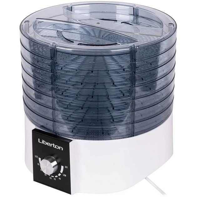 Сушарка для овочів та фруктів Liberton LFD-5523P - Фото 3 Сушарка для овочів та фруктів Liberton LFD-5523P - зображення 3