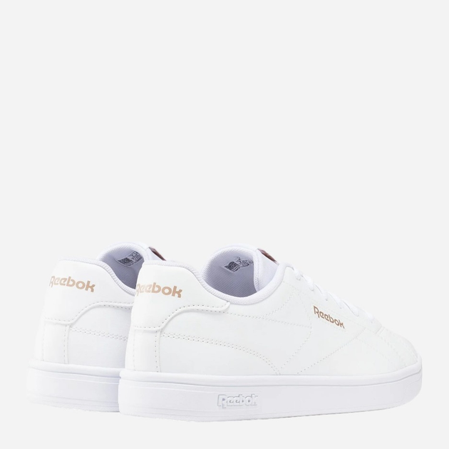 Sneakersy damskie Reebok Court Clean 100074383 40.5 (7UK) Białe (1200143039571) - obraz 3