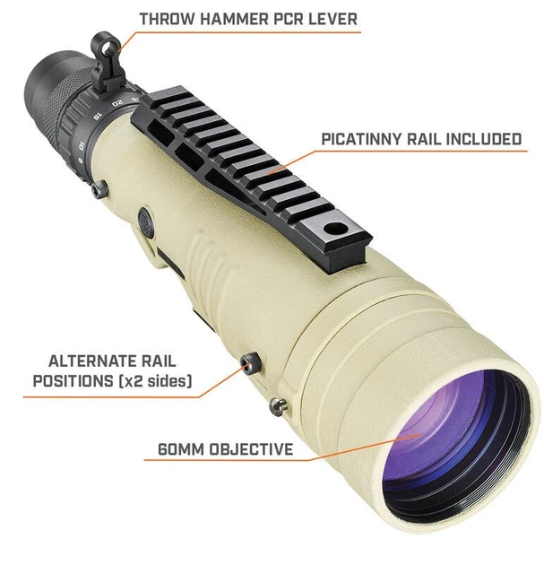 Труба зорова Bushnell ET884060H 8-40x60mm Elite Tactical, LMSS2, H322, Rail fde - зображення 3