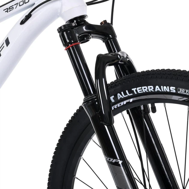 Велосипед SKD75 MTB 2605-2, 26 дюймов, стальная рама 16 Sunrun 24SP белый - изображение 10