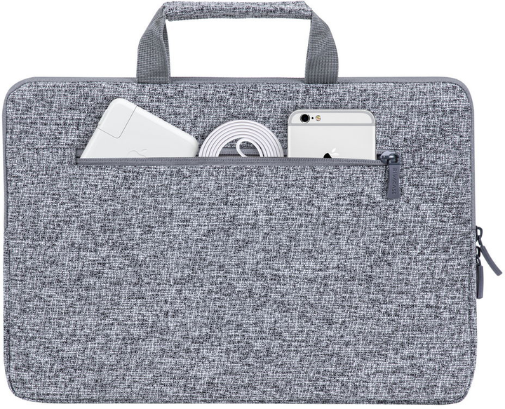 Etui na laptopa RIVACASE Anvik 7913 13.3-14" Light Grey (RC7913_GY) - obraz 4