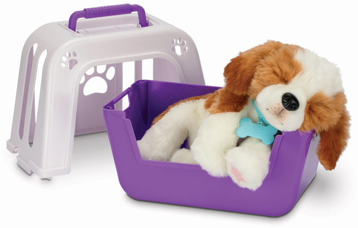 Maskotka interaktywna Little Live Pets Piesek z transporterkiem (5902251500306) - obraz 4