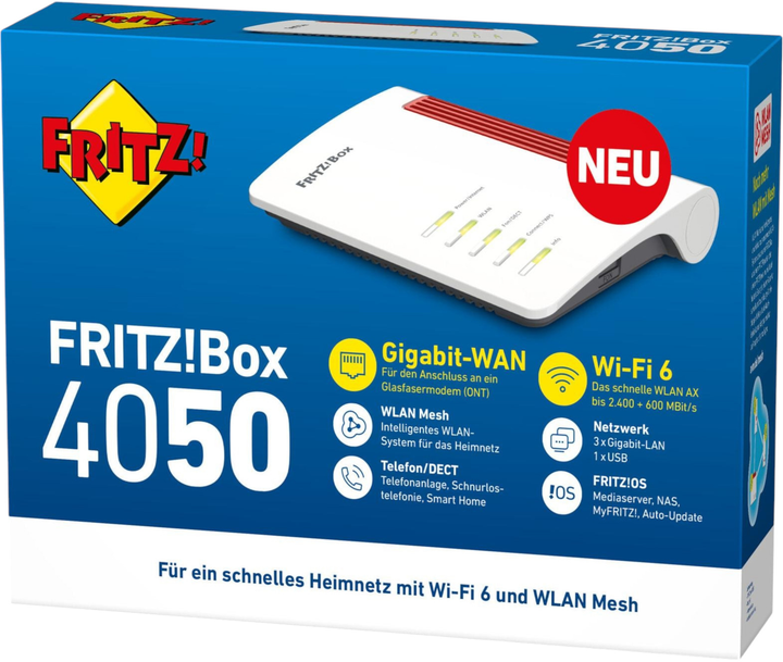 Router AVM FRITZ!Box 4050 (20003052) - obraz 4