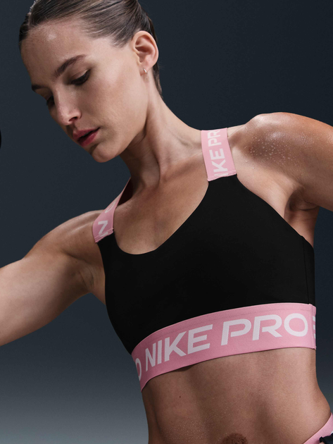 Спортивный топ для фитнеса женский Nike Pro HF5372-011 XL Черный (197602809541) 