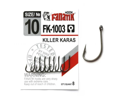 Крючок Fanatik KILLER KARAS № 10 FK-1003-10 - Фото 1 Крючок Fanatik KILLER KARAS № 10 FK-1003-10 - изображение 1