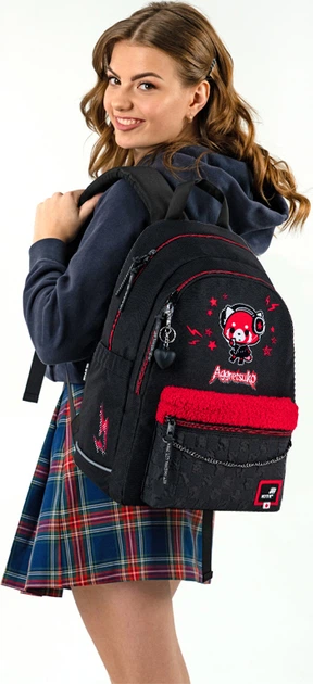 Рюкзак Kite Education teens Aggretsuko 42x29x18 см 19 л (AR25-2575M) - изображение 17
