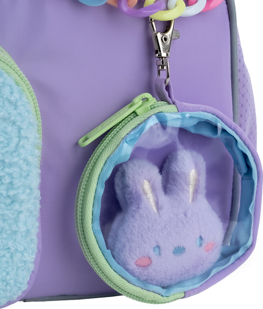 Рюкзак дитячий Kite Kids Purple Bunny 25х23х10 см 5 л (K25-2737XXS-1) - зображення 13