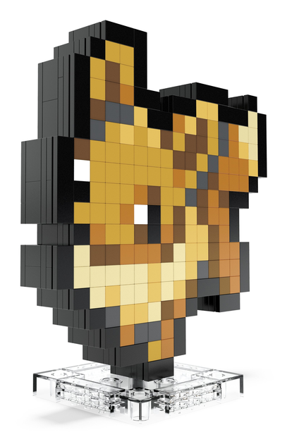 Klocki konstrukcyjne Mattel MEGA Pokemon Pixel Art Eevee 323 elementy (0194735190805) - obraz 5