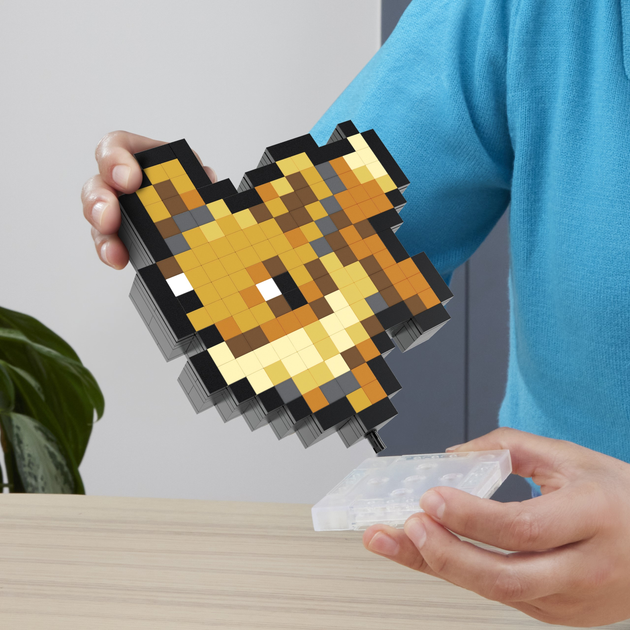 Klocki konstrukcyjne Mattel MEGA Pokemon Pixel Art Eevee 323 elementy (0194735190805) - obraz 10