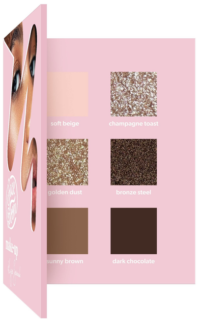 Палетка тіней для повік Face Boom Make Up Nude Mood 9 г (5903031259247) - зображення 3