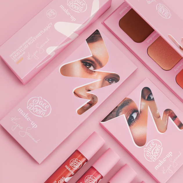 Палетка тіней для повік Face Boom Make Up Nude Mood 9 г (5903031259247) - зображення 8