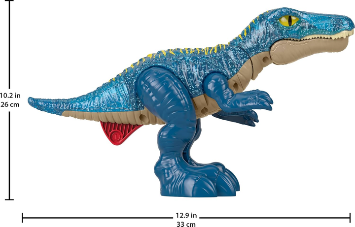 Figurka Mattel Fisher Price Imaginext Jurassic World Growl & Glow Dinosaur Baryonyx JCT48 (0194735275946) - obraz 4