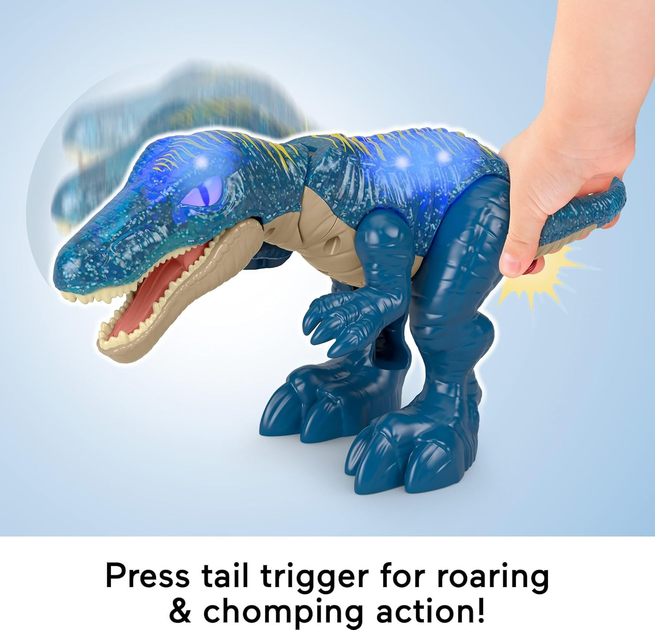 Figurka Mattel Fisher Price Imaginext Jurassic World Growl & Glow Dinosaur Baryonyx JCT48 (0194735275946) - obraz 6