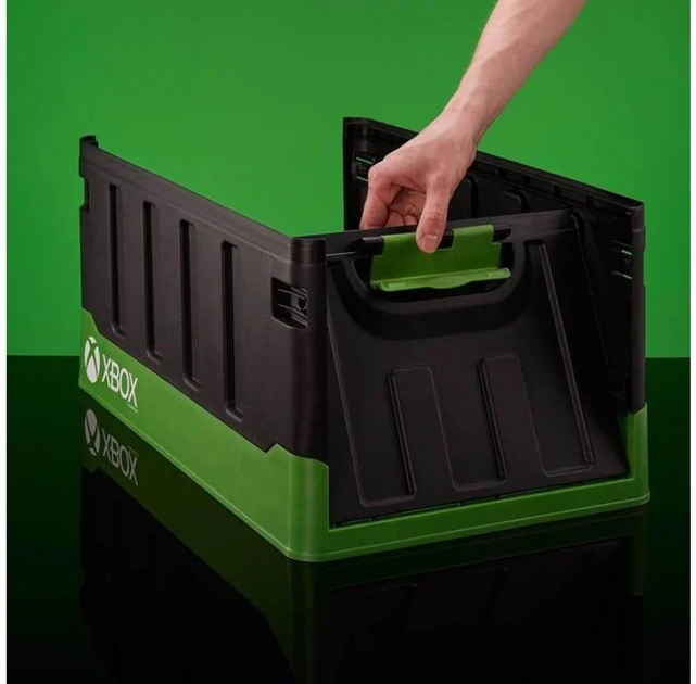 Schowek Numskull Official Xbox Bedroom Storage Box with folding chair (5056280455165) - obraz 3
