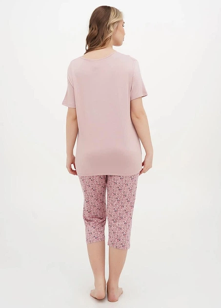 Комплект Cotpark футболка, бриджи 2XL розовый 14437-В - зображення 2