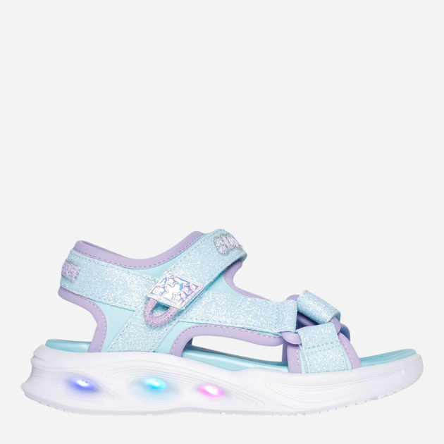 Sandały dziecięce dla dziewczynki Skechers 303024L-LBLV 27 Błękitne (197627912660) - obraz 1