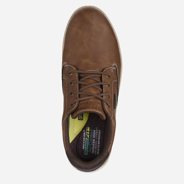 Чоловічі туфлі Skechers 205234-BRN 44 Коричневі (197976120433) - зображення 4