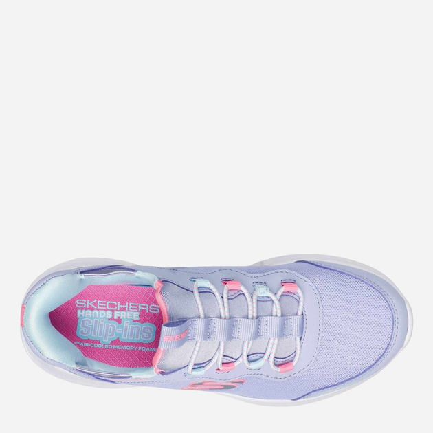 Buty sportowe chłopięce Skechers 303585L-LAV 28 Fioletowe (197976054868) - obraz 4