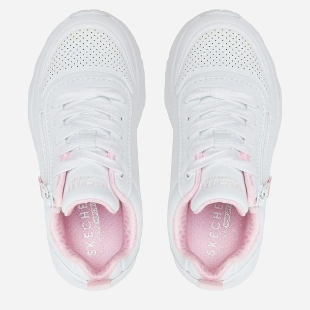 Buty sportowe chłopięce Skechers 310387L-WHT 35.5 Białe (197627291543) - obraz 4