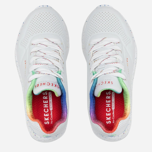 Підліткові кросівки для дівчинки Skechers 310456L-WMLT 39 Білі (195969331231) - зображення 5