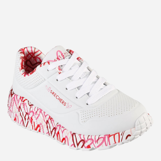 Buty sportowe chłopięce Skechers 314976L-WRPK 28.5 Białe (195969525975) - obraz 2