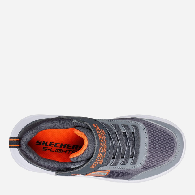 Buty sportowe chłopięce Skechers 401495L-CCGY 35 Szare (198376616984) - obraz 4