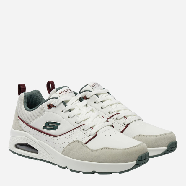 Чоловічі кросівки Skechers 183020-WGR 49.5 Білі (198739454055) - зображення 2