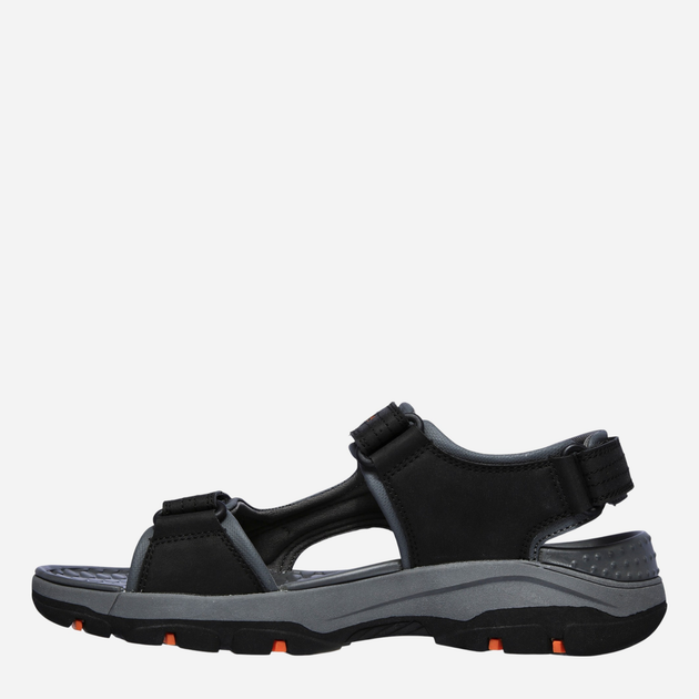 Sandały męskie sportowe Skechers 204105-BLK 39.5 Czarne (194428173412) - obraz 3