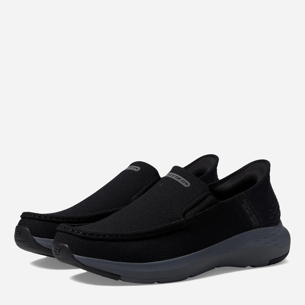Чоловічі мокасини Skechers 204804-BKCC 41 Чорні (196989820453) - зображення 2