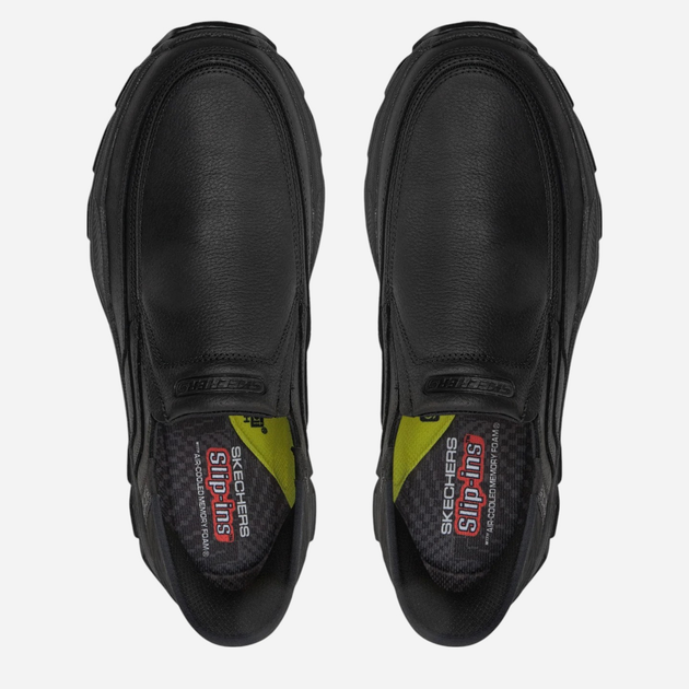 Półbuty męskie skórzane Skechers 204810-BBK 43 Czarne (197976500709) - obraz 4