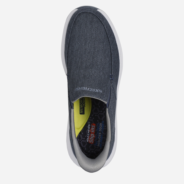 Чоловічі сліпони Skechers 205356-NVY 40 Сині (198376532543) - зображення 4