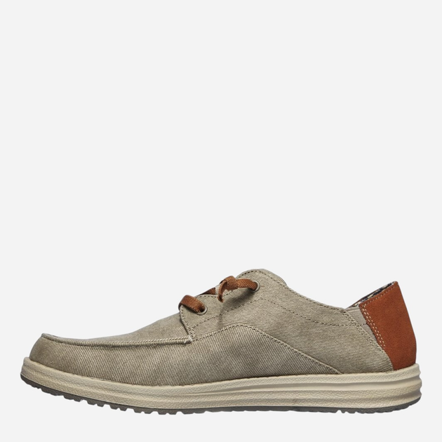 Чоловічі туфлі Skechers 210116-TPE 45 Сіро-бежеві (194428924052) - зображення 3