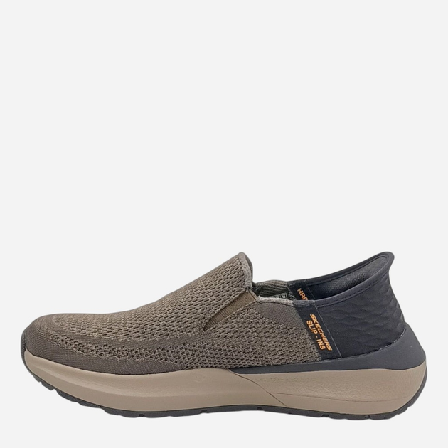 Чоловічі сліпони Skechers 210546-OLBK 41.5 Оливкові (196989723020) - зображення 3