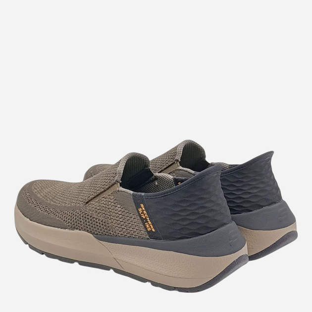 Buty wsuwane męskie Skechers 210546-OLBK 39.5 Oliwkowe (196989722993) - obraz 5